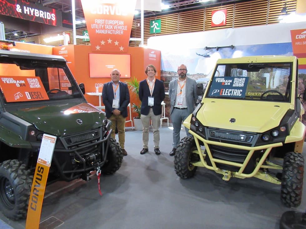 Corvus presenta su oferta de UTVs para el ejército en Eurosatory 2024